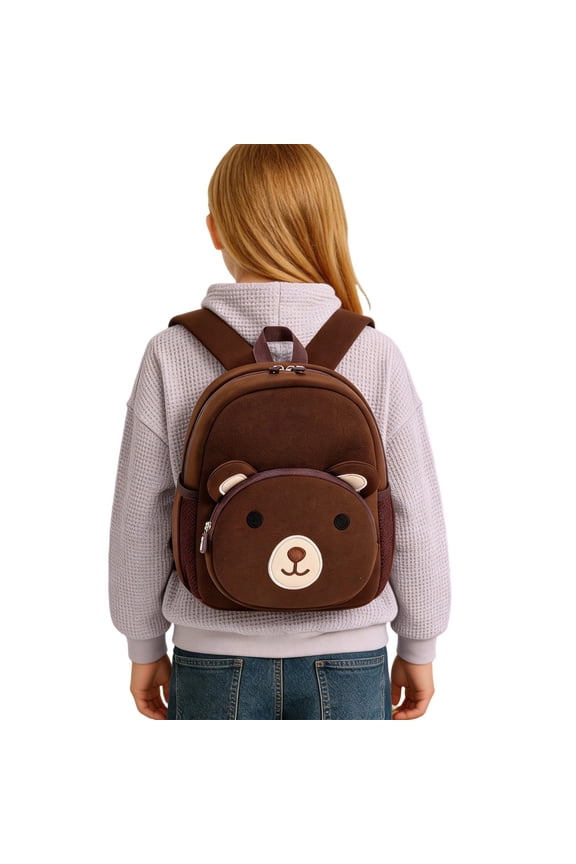 Ted.dy Bear Backpack Plush Backpack Cute 3D Bear Daycare Bag Mini Travel Bookbag 2026 Back to School Backpack(Coffee2,One Size)