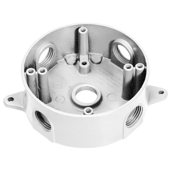 Box 4in Round Wp White