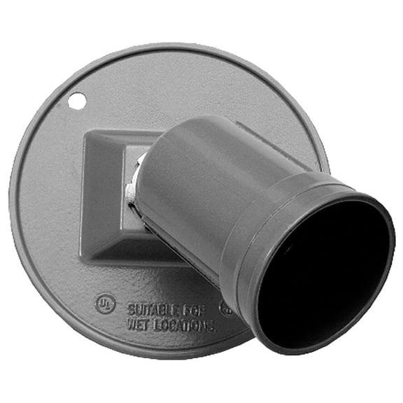 Teddico/Bwf Lampholder Singl Rnd Cvr Gr 93101-1