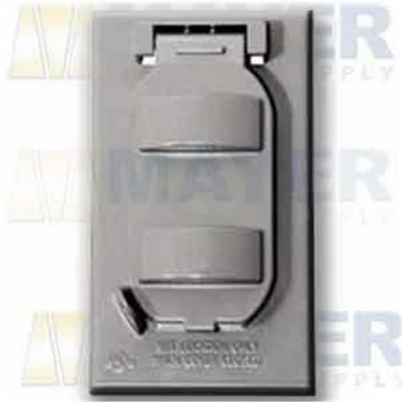 Teddico FCL62V Cover Duplex Outlet - Grey