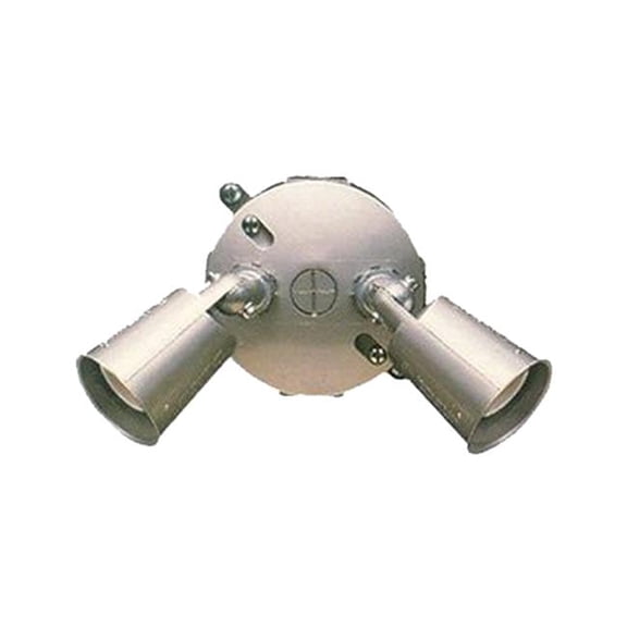Teddico LHC2WV Lamp Holder Assembly Powder Coat, White
