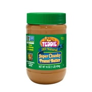 Teddie All Natural Super Chunky Peanut Butter, 16 oz