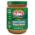 thumbnail image 1 of Teddie All Natural Vegan & Gluten-Free, Super Chunky Peanut Butter, Regular Size 16 oz, 1 Jar, 1 of 2