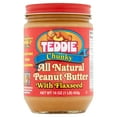 Teddie Chunky All Natural Peanut Butter with Flaxseed, 16 oz