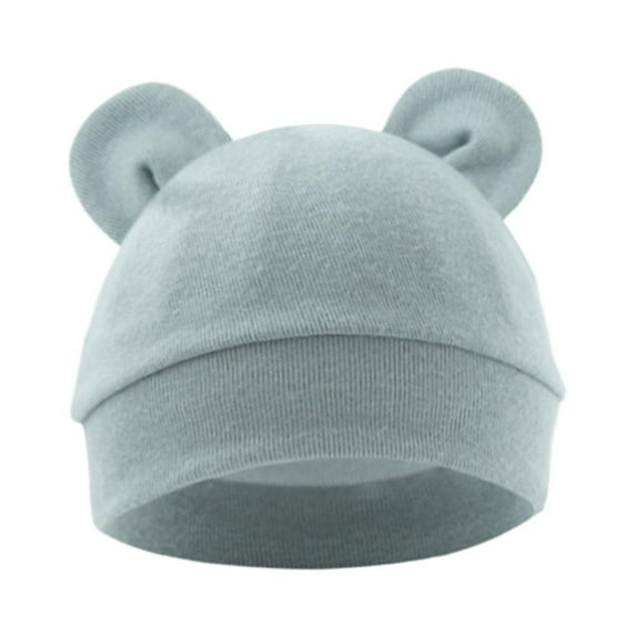 Teddy Bear Baby Hat - Soft Polyester Fiber, Breathable, 0-6 Months, Cute Design