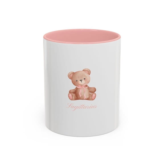 Teddy Bear Coffee Mug, Cozy Winter Hat Bear Art