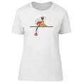 thumbnail image 1 of Teddy Bear Dreaming About Honey T-Shirt Women -Image by Shutterstock, Female Large, 1 of 4