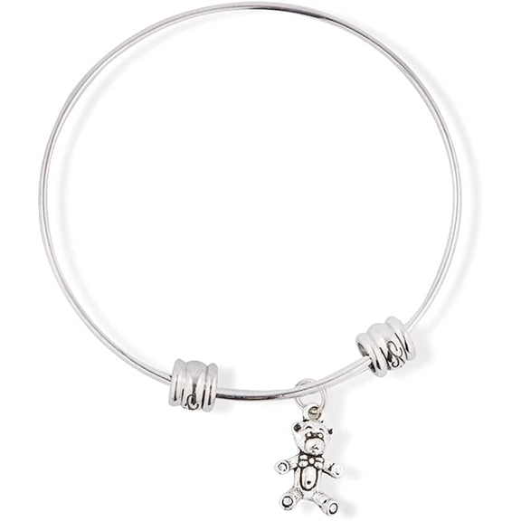 Teddy Bear Fancy Charm Bangle
