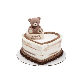 Teddy Bear Heart Cake