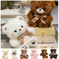 thumbnail image 1 of Teddy Bear Plush Toys - Extra Soft Stuffed Animals Toys for Kids, Cute Stuffed Animal Toys Gift for Birthday Holiday Party Christmas Decorations, 8x13 inch Stuffed Animals for Girls & Boys, 1 of 7