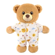 Teddy Bear Stuffed Animal Plush with Removable Pajamas Outfit 12 Inch | Soft Cuddle Buddy/Bedtime Companion/Sleep Routine Friend/Dressing Skills/Cozy Plush Toy/Gift for Toddlers Girls Boys