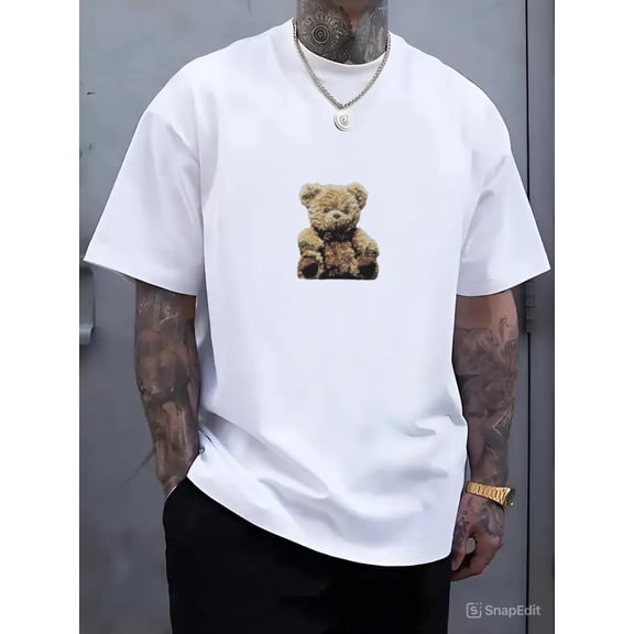 Teddy Bear Stuffed Animal Plush Toy Classic T-Shirt Elpano, for men & women, up to size 5XL