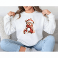 thumbnail image 1 of Teddy Bear Sweater Sweatshirt Cozy Winter Warm Holiday Season Cheerful Style, up to size 5XL, 1 of 2