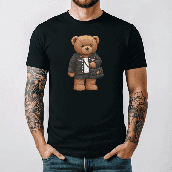 Teddy Bear Trendy Graphic Top Cute Stuffed Animal Toy Style Vintage,for men and women up to 5XL