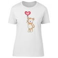 thumbnail image 1 of Teddy Bear With A Heart Balloon Tee Women's -Image by Shutterstock, 1 of 2
