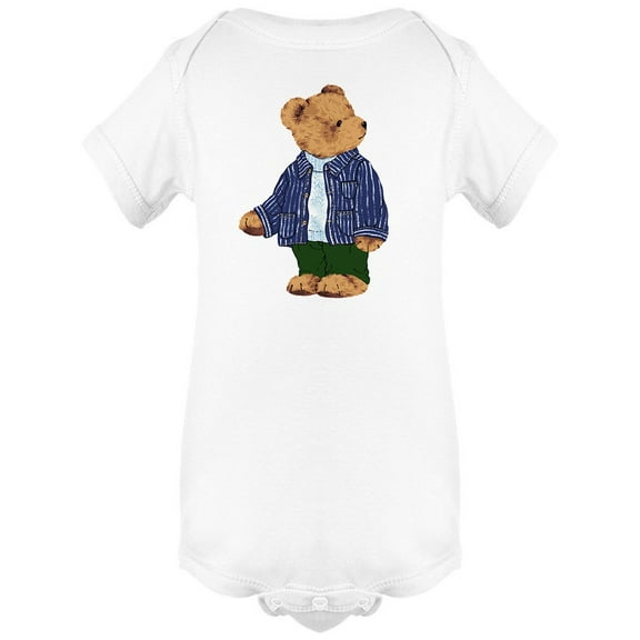 Teddy Bear With Casual Clothes Bodysuit Infant -Image by Shutterstock,  6 Months