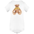 thumbnail image 1 of Teddy Bear With Yellow Bowtie Bodysuit Infant -Image by Shutterstock,  6 Months, 1 of 2