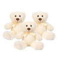 thumbnail image 1 of Teddy Bears Bulk 3 Packs, Teddy Bear Stuffed Animal Plush Toy, 13.7 Inches Bear Stuffed for Baby Shower, Wedding, Christmas, Valentine's Day, Birthday, Light Brown, 1 of 7