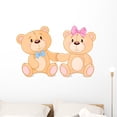 thumbnail image 1 of Teddy Bears Love Wall Decal Wallmonkeys Peel and Stick Graphic (36 in W x 32 in H) WM497362, 1 of 4