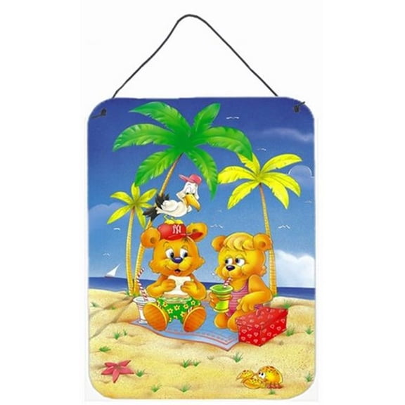 Teddy Bears Picnic on the Beach Wall or Door Hanging Prints
