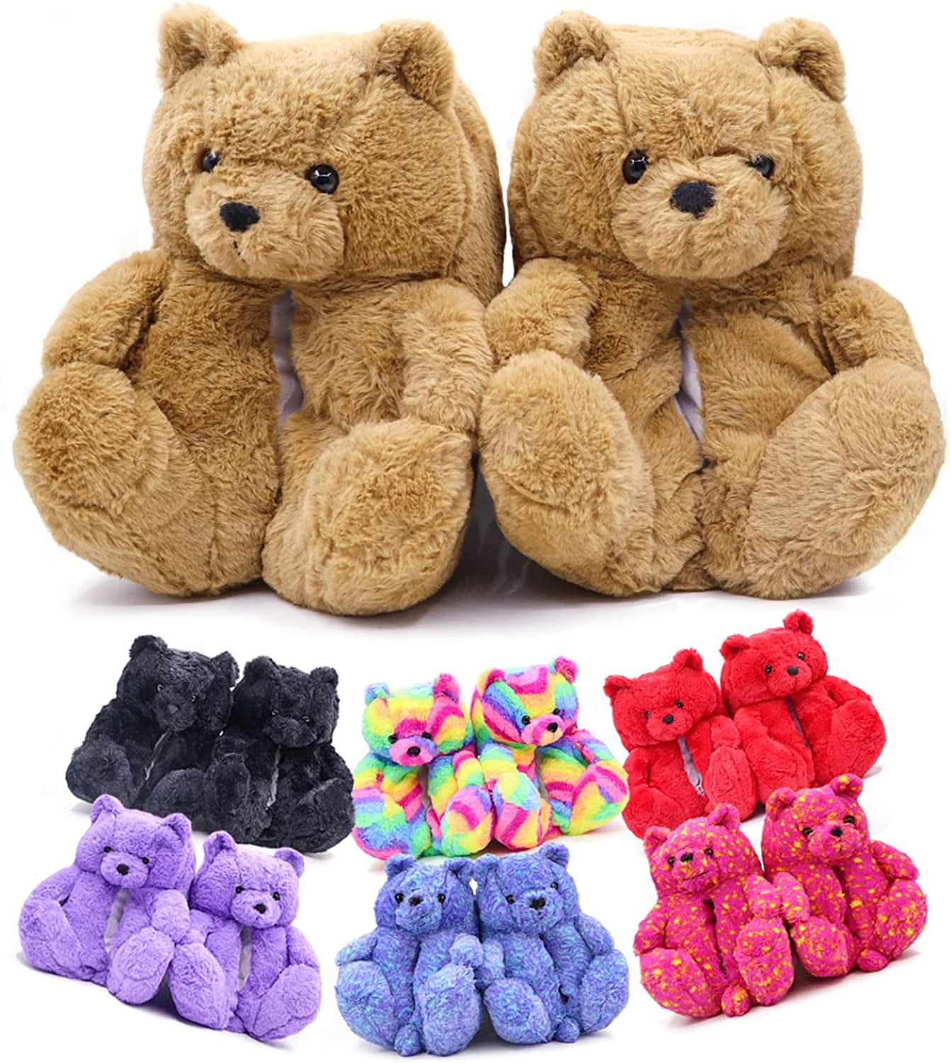 Teddy Bears Slippers for Women Bear Shoes Cute Animal Bear