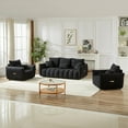 thumbnail image 1 of 3 Seater + 1 Seater +1 Seater, Combo Sofa Modern Living Room Sofa, Teddy Sofa, Wooden Frame, 5 Cushions, Apartment Sofa Furniture, Deep Couch for Living Room, 1 of 5