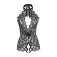 thumbnail image 1 of Teddy Erotic Lingerie For Women Lace Open Bra Sleepwear Lingerie Sex Costumes, 1 of 2