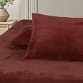 thumbnail image 1 of Teddy Fleece Fitted Sheet Queen - 1 Deep Pocket Furry Fleece Fitted Red Sheet and 2 Piece Pillowcases, 1 of 7