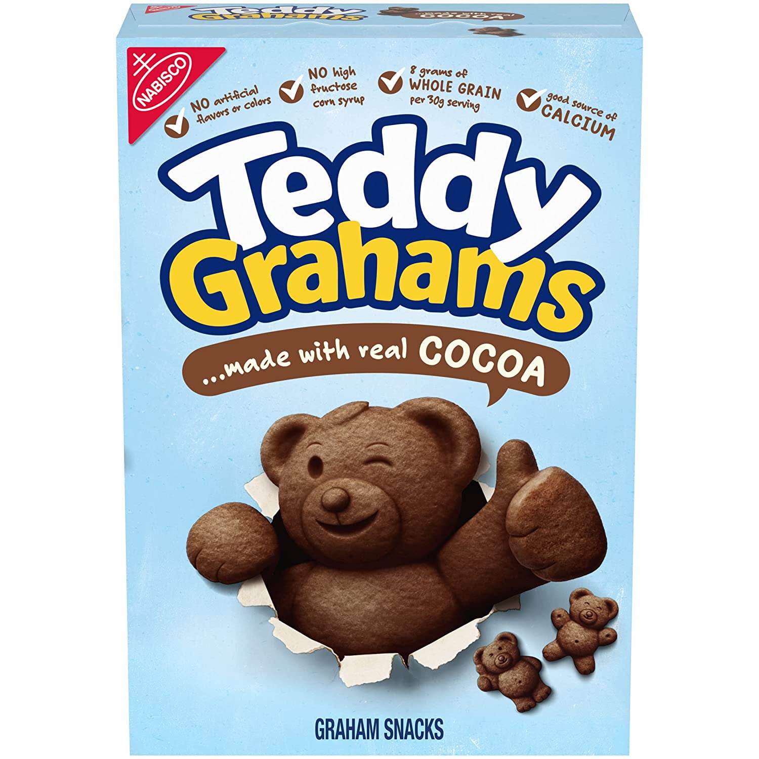 Teddy Grahams Chocolate Graham Snacks, 10 oz - Walmart Business Supplies