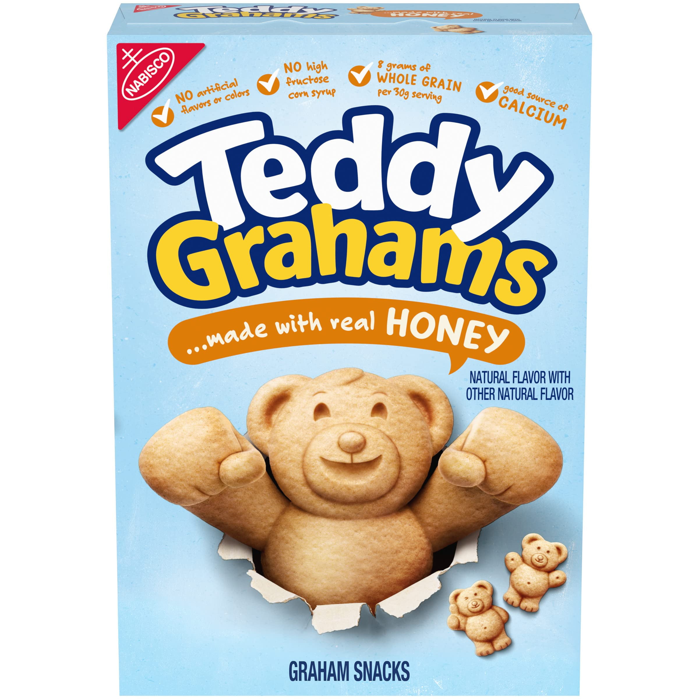 Teddy Grahams Honey Graham AIF4Snacks, 10 oz