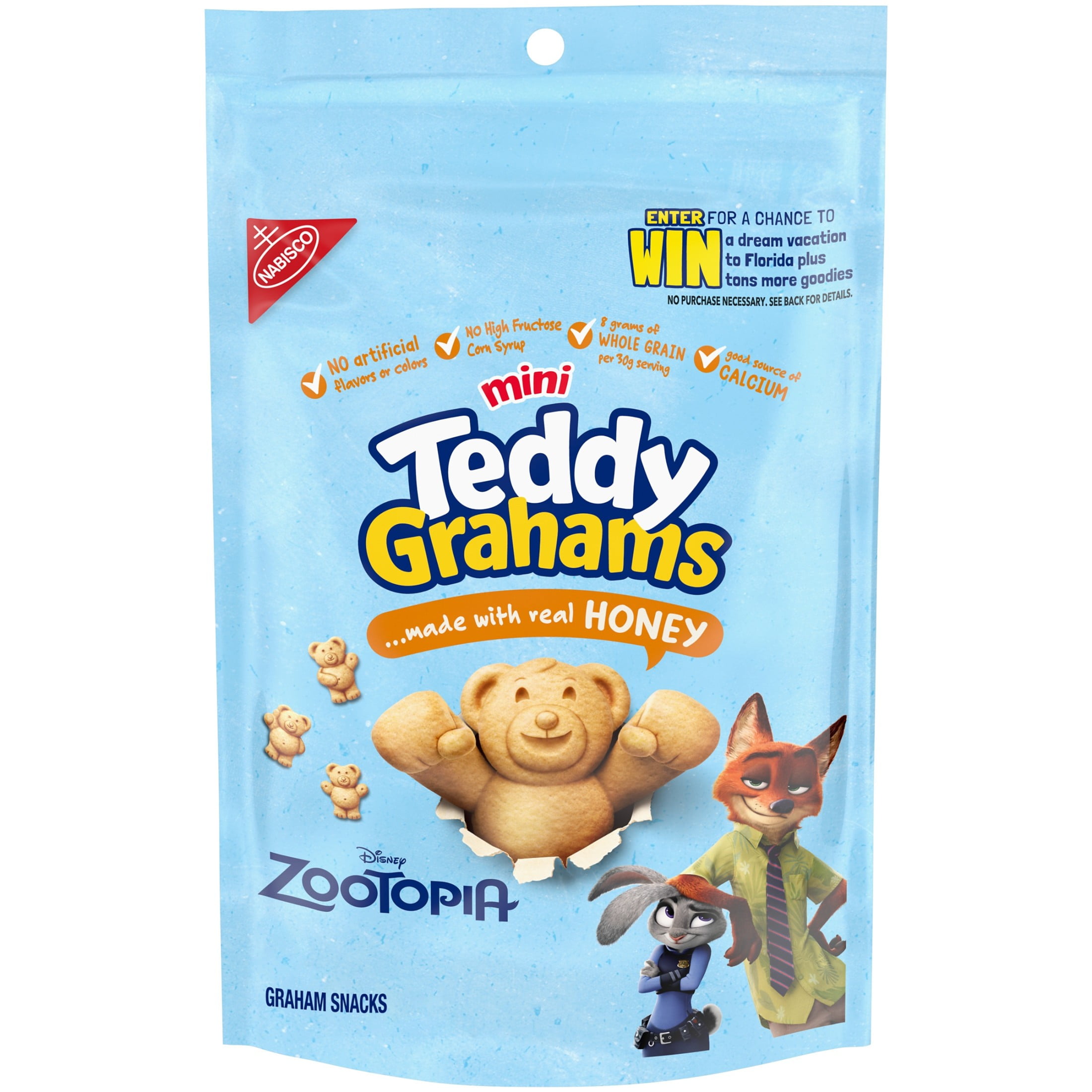 TEDDY GRAHAMS Honey Graham Snacks, Kids Snacks, 8 oz