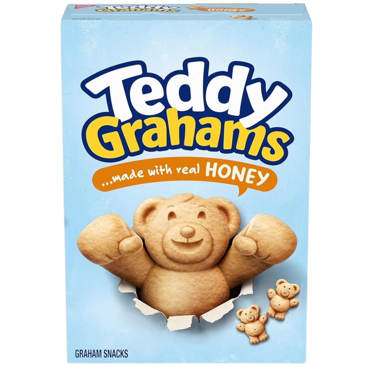 Teddy Grahams Honey Graham YYF14 Snacks 10 Oz Box - Teddy Grahams Bulk - Teddy Grahams Snack Packs Individual - Teddy Grahams Honey Cookies