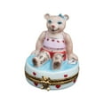 thumbnail image 1 of Teddy in Teddy Limoges Box Figurine Artoria for Collectors Limoges Box Porcelain Figurine, 1 of 2