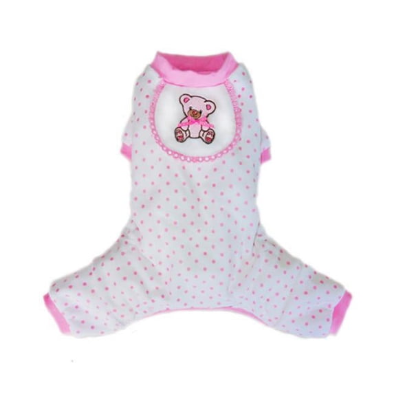 Teddy Pajama, Pink - Large