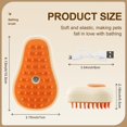 thumbnail image 1 of Teddy Run-3-in-1 Steam Pet Brush for Cats & Dogs – Silicone Massage Grooming Comb, Hair Remover & Misting Tool, Gentle Deshedding & Cleaning (Avocado Green/White)​, 1 of 8