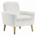 thumbnail image 1 of Teddy Sherpa Arm Chair Modern Accent Single Sofa Comfy Upholstered Club Chair Living Room, White, 1 of 9