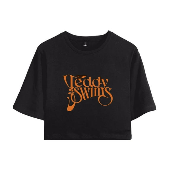 Teddy Swims Merch Crop Top T-shirt Suits Fashion Girls Women Short Sleeve Graphic Tees