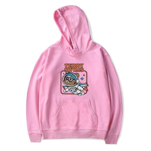 Teddy Swims Merch Hoodie Swimmy Astronaut Long Sleeve Hoodies Tour Merch Men Women Sweatshirt Pullover Tracksuit