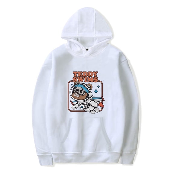 Teddy Swims Merch Hoodie Swimmy Astronaut Long Sleeve Hoodies Tour Merch Men Women Sweatshirt Pullover Tracksuit