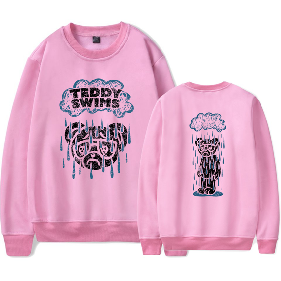 Teddy Swims Merch Rainy Day Teddy Sweatshirt Crewneck Men Women Long Sleeve Winter Hoodie Pullover Top
