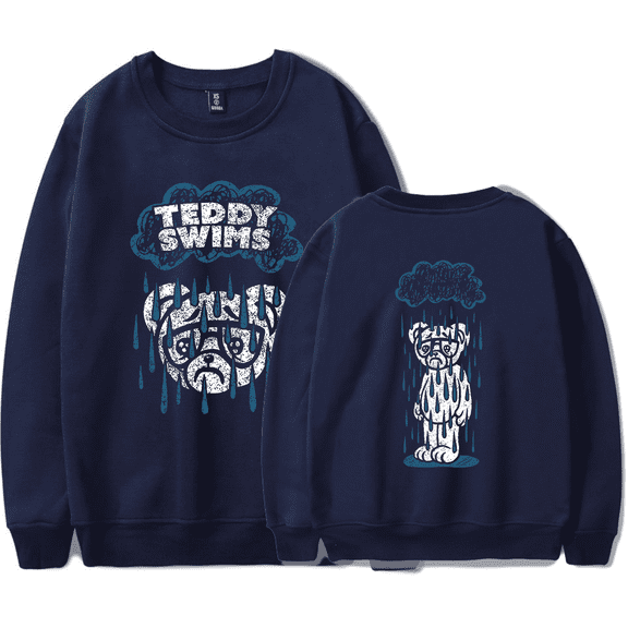 Teddy Swims Merch Rainy Day Teddy Sweatshirt Crewneck Men Women Long Sleeve Winter Hoodie Pullover Top
