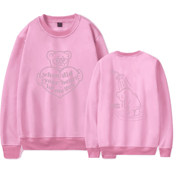 Teddy Swims Merch Sweatshirt Broken Heart Long Sleeve Sweatshirts Hoodie Men Women Tracksuit Sweatshirts