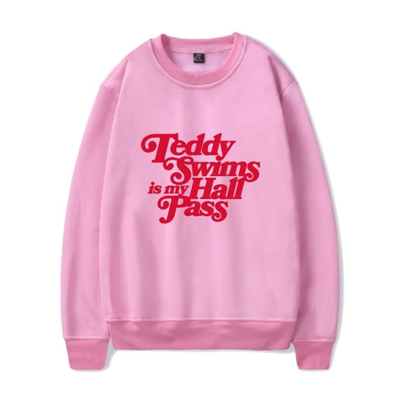 Teddy Swims Merch Sweatshirt Hall Pass Long Sleeve Hoodie Fashion Men Women Tracksuit Pullover Coat