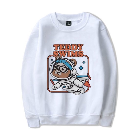 Teddy Swims Merch Sweatshirt Swimmy Astronaut Long Sleeve Hoodie Casual Men Women Sweatshirts Tracksuit Pullover