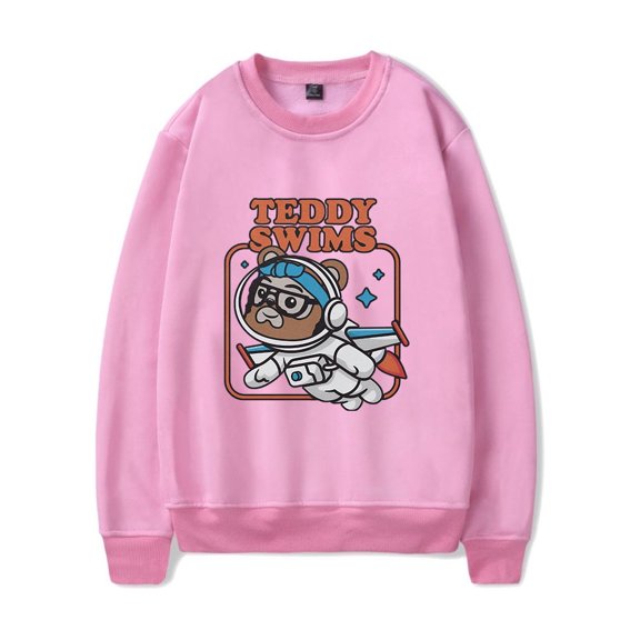Teddy Swims Merch Sweatshirt Swimmy Astronaut Long Sleeve Hoodie Fashion Men Women Tracksuit Pullover Coat