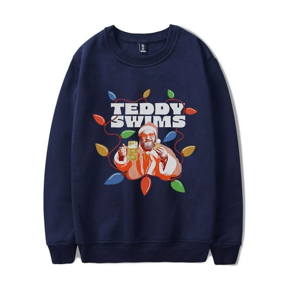 Teddy Swims Merch Sweatshirt Teddy Kegsmas Hoodie Long-sleeve Fashion Unisex Men Women Tracksuit Pullover Coat