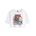 thumbnail image 1 of Teddy Swims Merch Swimmy Astronaut Crop Top T-shirt Suits Girls Women Short Sleeve Graphic Tees, 1 of 2