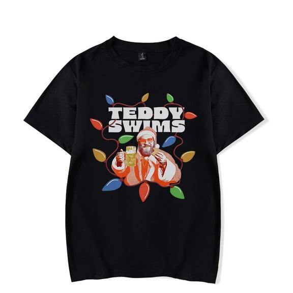 Teddy Swims Merch T-shirt Teddy Kegsmas Tee Fashion Men Women t shirt Sweatshirt Summer Casual Short Sleeve T-shirts