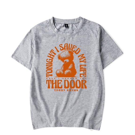 Teddy Swims Merch T-shirt The Door Tee Fashion Men Women t shirt Sweatshirt Summer Casual Short Sleeve T-shirts