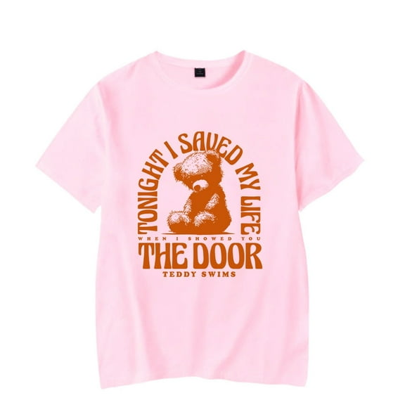 Teddy Swims Merch T-shirt The Door Tee Fashion Men Women t shirt Sweatshirt Summer Casual Short Sleeve T-shirts